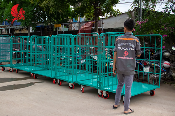 Xe đẩy h&agrave;ng lắp r&aacute;p B&igrave;nh Dương