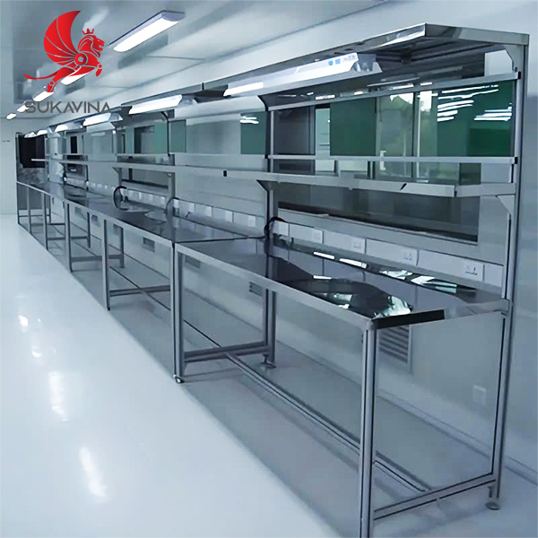 B&agrave;n thao t&aacute;c cho ph&ograve;ng sạch