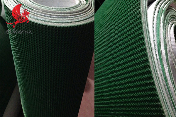 Băng tải PVC nh&aacute;m gai 