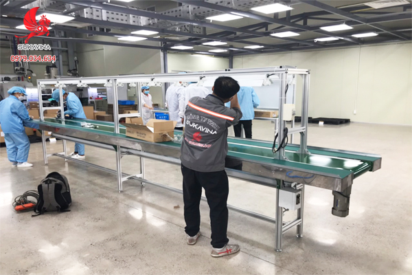 ứng dụng băng tải ph&ograve;ng sạch