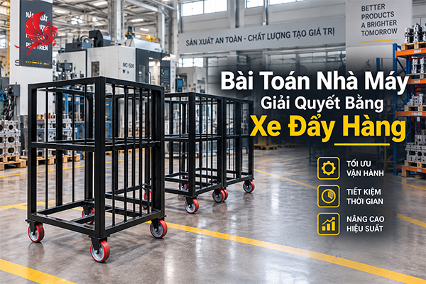 5 Bài Toán Nhà Máy Giải Quyết Bằng Xe Đẩy Hàng