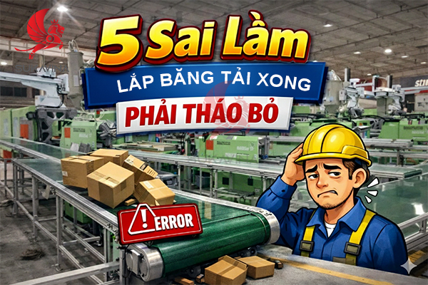 5 SAI LẦM KHIẾN DOANH NGHIỆP LẮP BĂNG TẢI XONG PHẢI THÁO BỎ