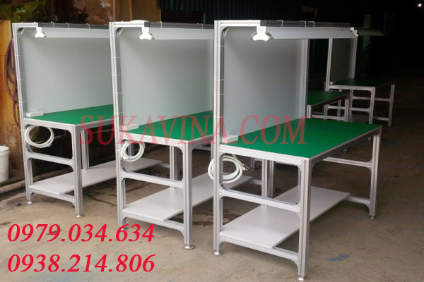 Bàn nhôm định hình trong sản xuất công nghiệp 