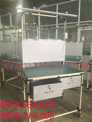 Địa chỉ mua bàn thao tác có hộc kéo tại Bình Dương 