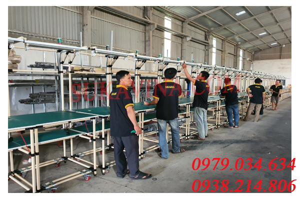 8 lợi ích bàn thao tác cơ khí trong sản xuất cải tiến 
