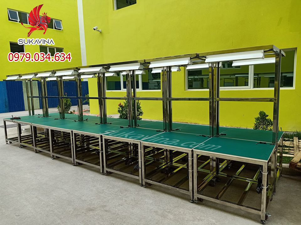 Bàn Thao Tác Inox Công Nghiệp 