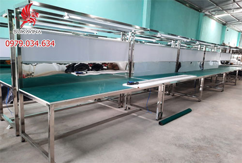 Bàn Thao Tác Khung Inox