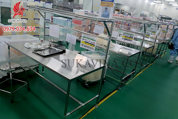 Bàn Thao Tác Phòng Sạch: Thiết Kế Thông Minh Cho Môi Trường Làm Việc Sạch