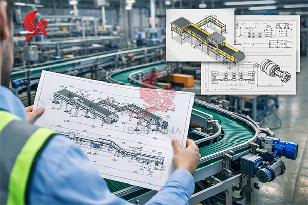 MỘT HỆ THỐNG BĂNG TẢI HOÀN CHỈNH CẦN NHỮNG BẢN VẼ KỸ THUẬT NÀO?