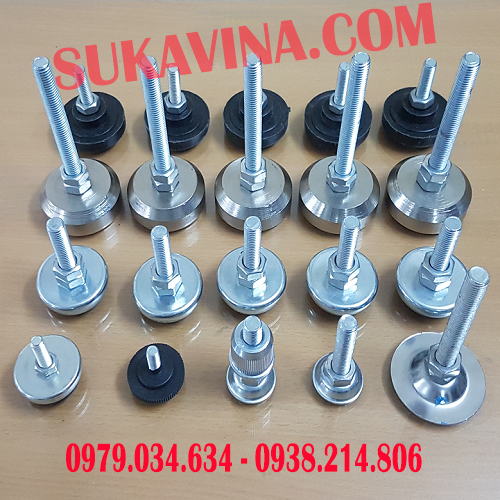 Các loại chân tăng chỉnh sử dụng phổ biến hiện nay