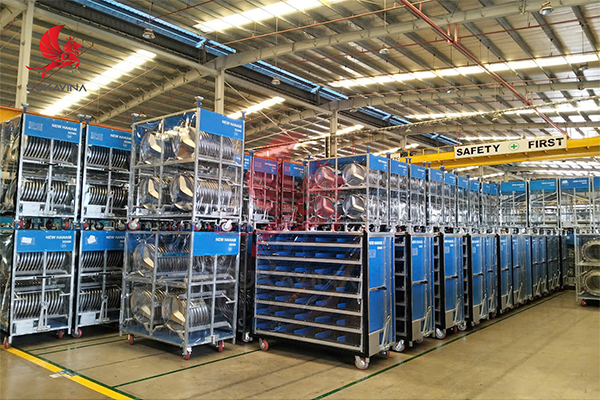 ĐƠN HÀNG LỚN - SUKAVINA GẤP RÚT SẢN XUẤT 1000 XE TROLLEY CÔNG NGHIỆP CHO KHÁCH HÀNG