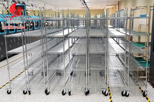KỆ INOX TẦNG LƯỚI SUKAVINA 