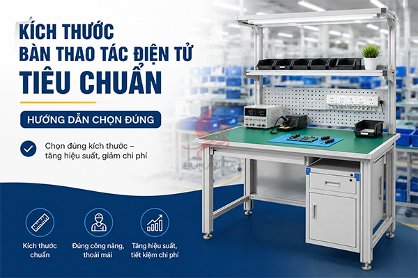 Kích Thước Bàn Thao Tác Điện Tử Tiêu Chuẩn – Hướng Dẫn Chọn Đúng