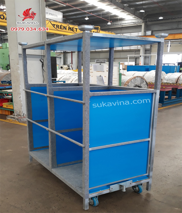 Mẫu xe trolley công nghiệp, xe lưu trữ đồ giá tốt nhất 