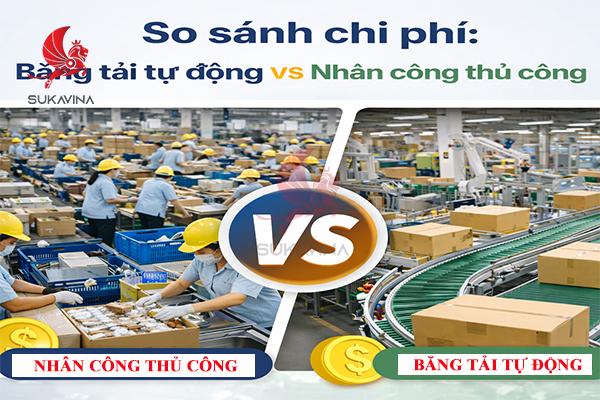 SO SÁNH CHI PHÍ BĂNG TẢI TỰ ĐỘNG VÀ NHÂN CÔNG THỦ CÔNG