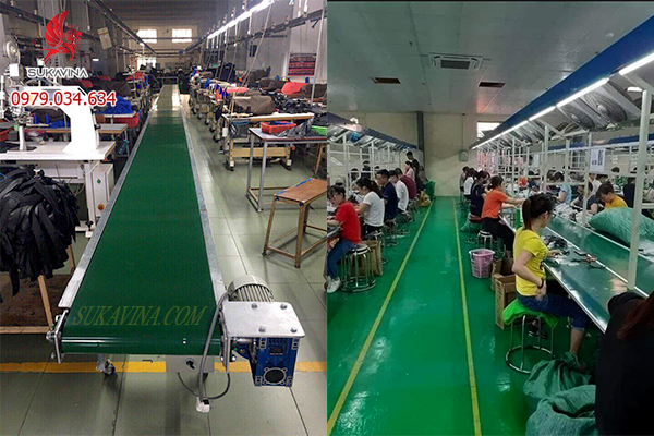 Tại sao các doanh nghiệp may mặc nên sử dụng băng tải PVC lớn