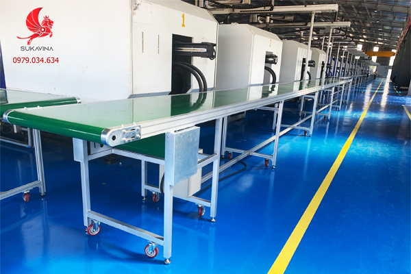 Tăng cường hiệu suất làm việc với băng tải pvc xanh