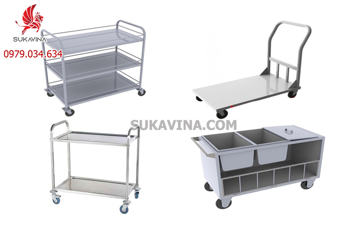Xe Đẩy Hàng - Xe Inox