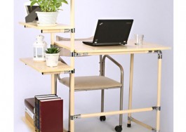 Bàn làm việc bằng ống thép bọc nhựa đẹp nhất