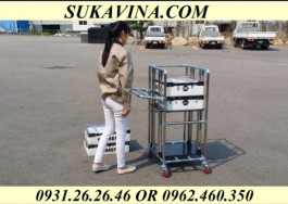 Xe đẩy hàng bằng Roller track