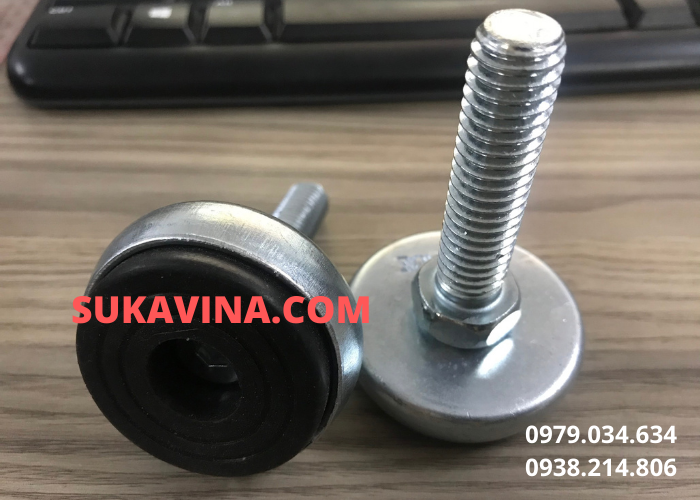 Chân đế tăng chỉnh M10 đế lót cao su