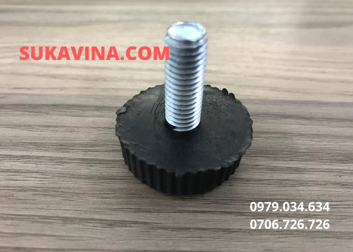 Chân đế tăng chỉnh cao su M8 SK-0823R30