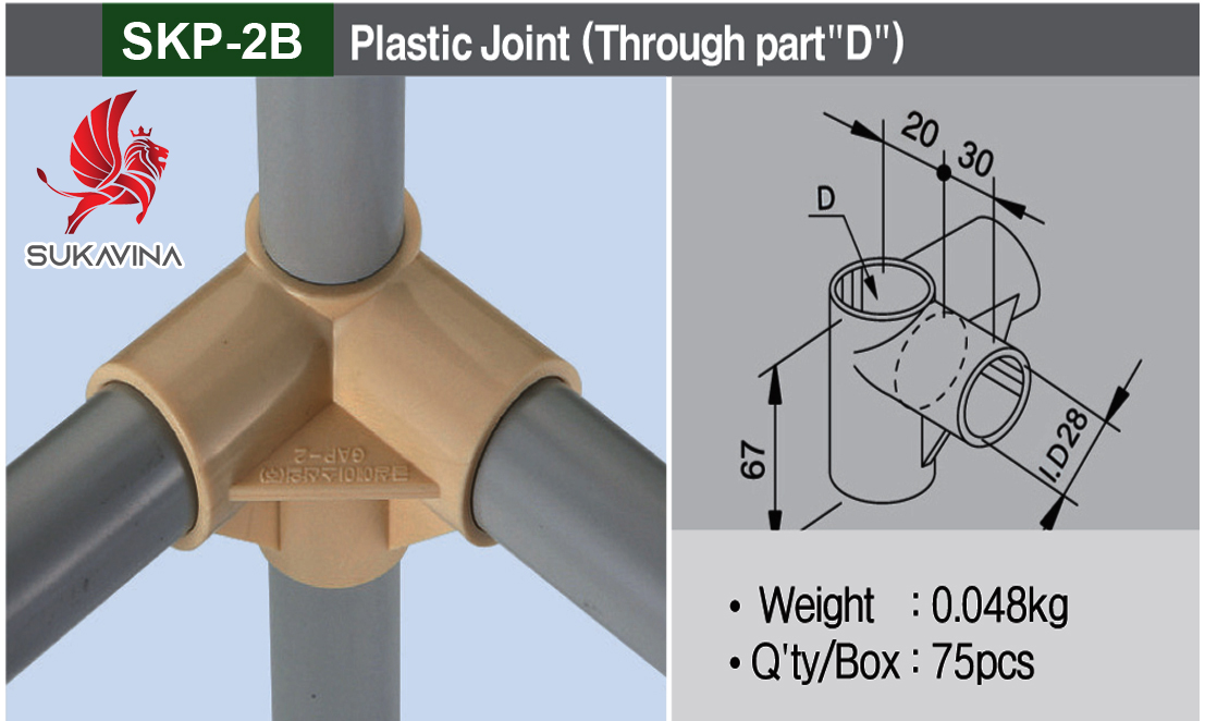 Khớp Nối Bằng Nhựa SKP-2B