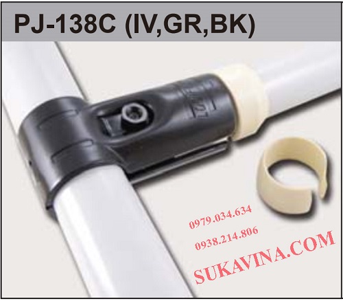 Khớp nối nhựa PJ-138c (IV, GR, BK)
