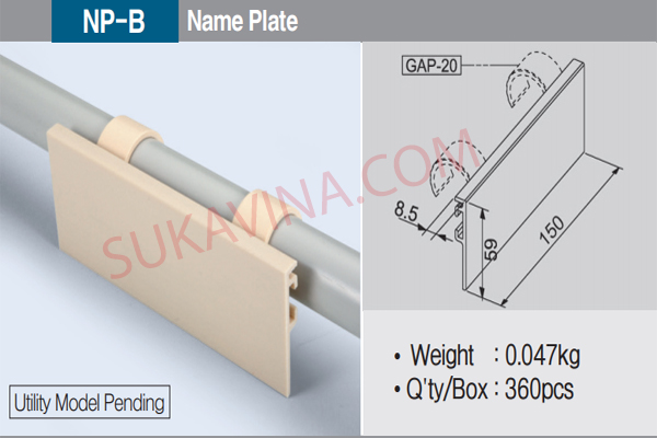 Tờ treo sản phẩm NP-B
