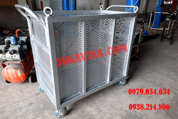 Xe đẩy hàng  có lưới bảo vệ số 31